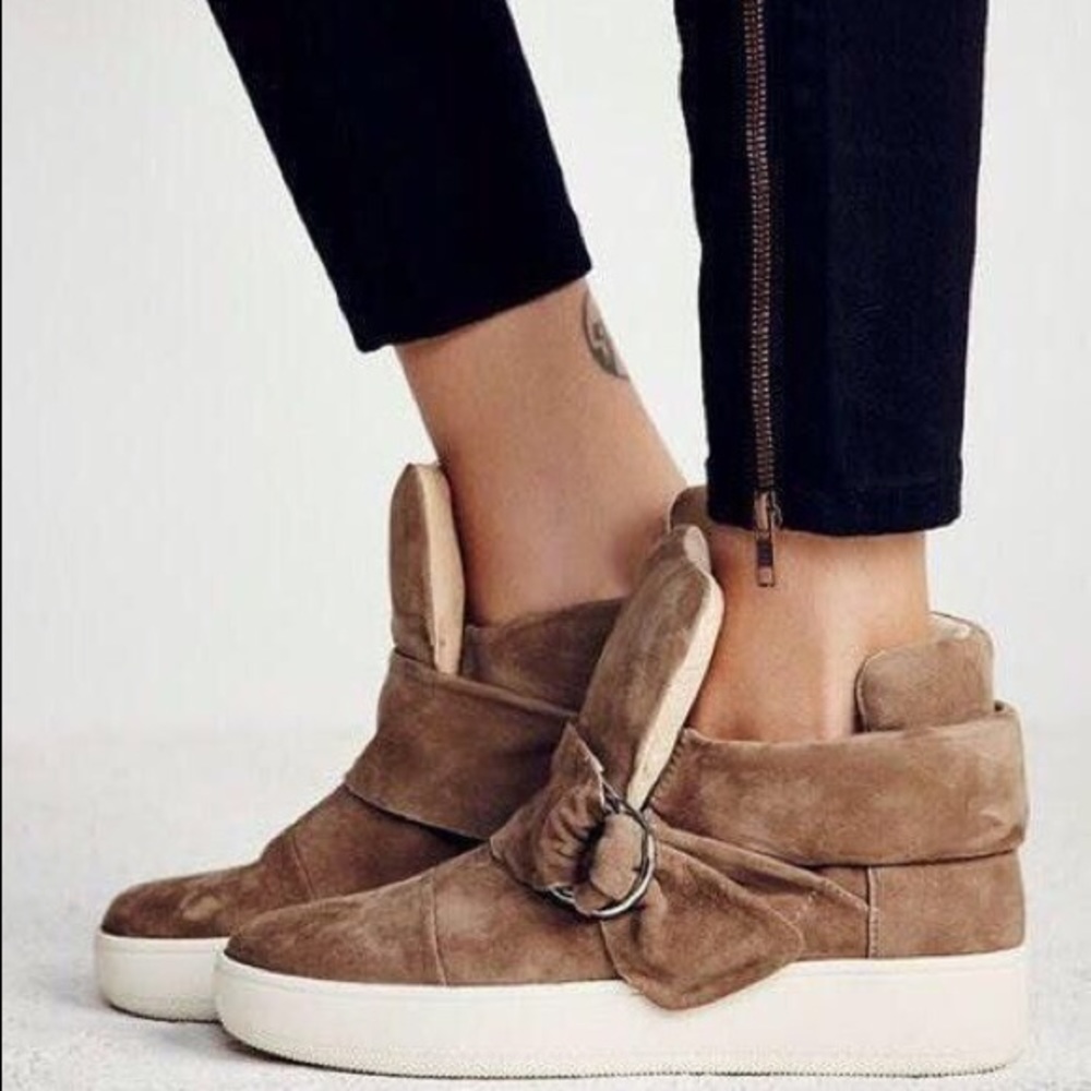 Suede Slip On Sneakers